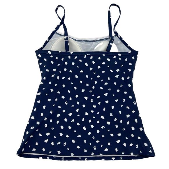 Christina | Women's Tankini Swim Top | Navy & White | Size 10 - Picture 2 of 2